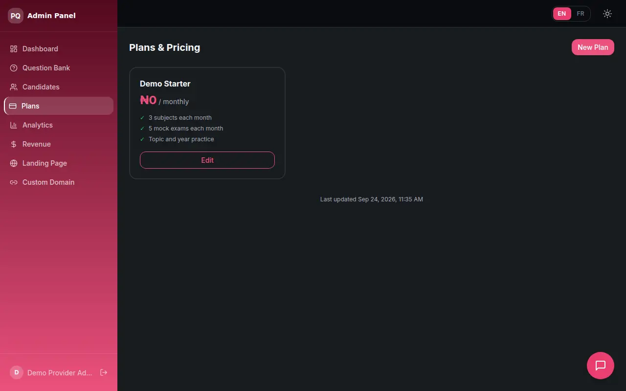 Plans & Pricing